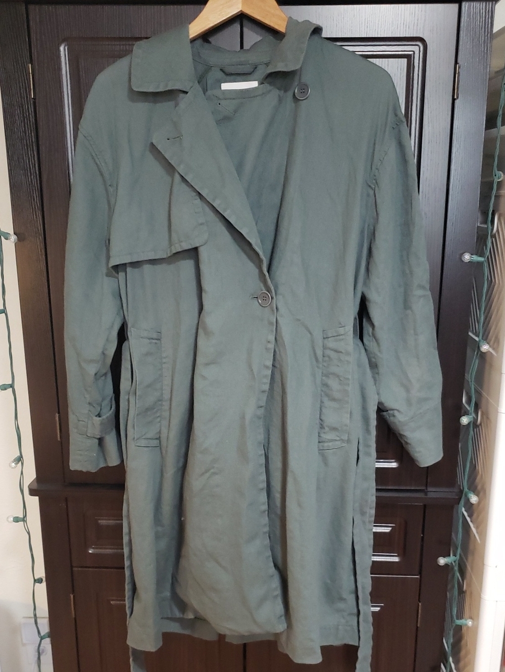 Madewell | Textural Trench Coat, Large - Picture 14 of 14